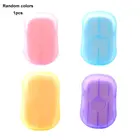 Одноразовые одноразовые мыльные таблетки для отелей, туалетная бумага в коробке, портативный дезинфицирующий средство для рук, маленькие мыльные таблетки, мини мыльная бумага