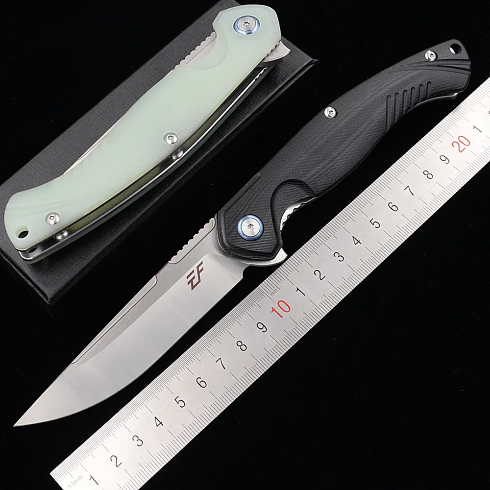 Eafengrow сделано TopQ Real D2 стальной шариковый подшипник flipper складной G10 Кемпинг Охота