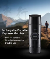 portable nespresso coffe maker espresso rechargeable coffee machine outdoor travebuilt in battery extraction powder capsule