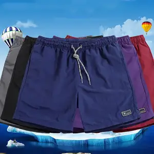 New summer Men sport Running Shorts Casual Breathable Quick Dry Pants Pockets Beach Solid Color Sport Shorts 5XL gym Short Pants