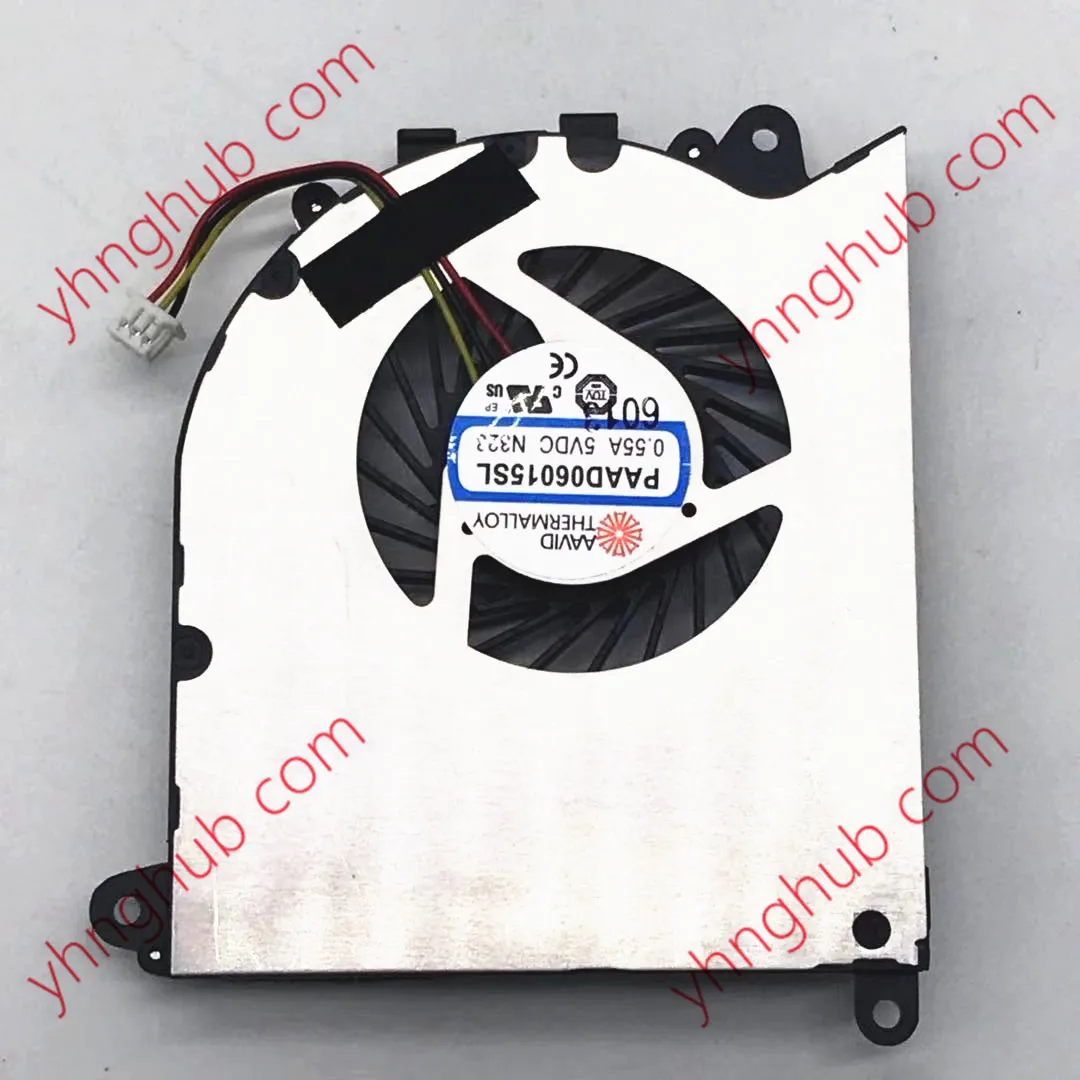 

AAVID GS40 PAAD06015SL N323 DC 5V 0.55A 3-Wire Laptop Fan CPU Fan