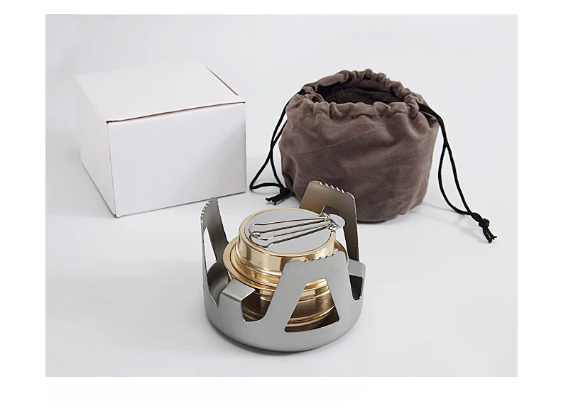 Сверхмощная латунная горелка Alcoho с крышкой стойки из алюминиевого сплава для