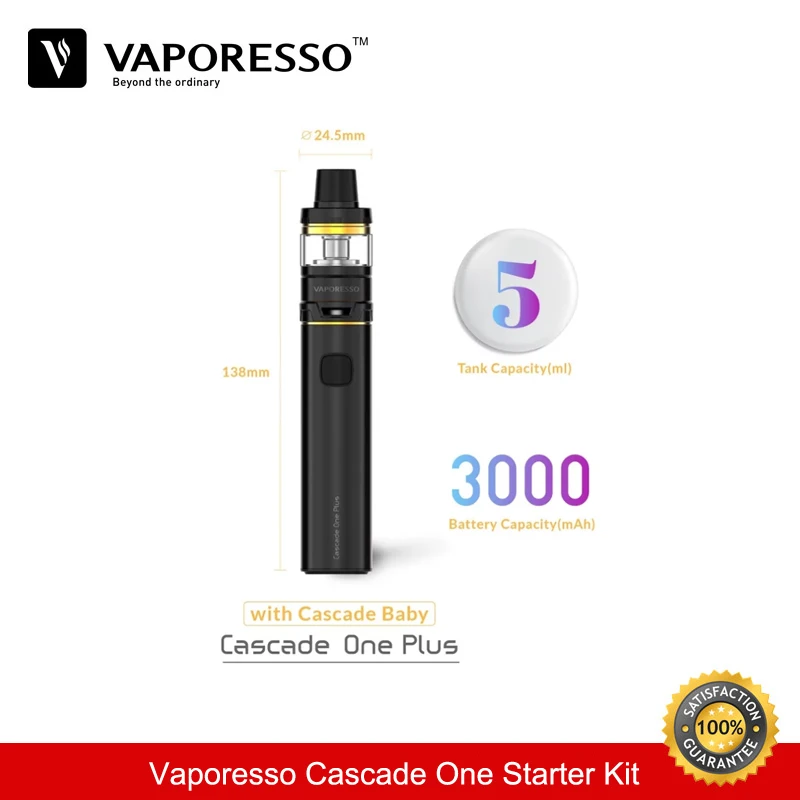 Оригинальная электронная сигарета Vaporesso Cascade One Plus 3000 мАч стартовый набор с GT Mesh