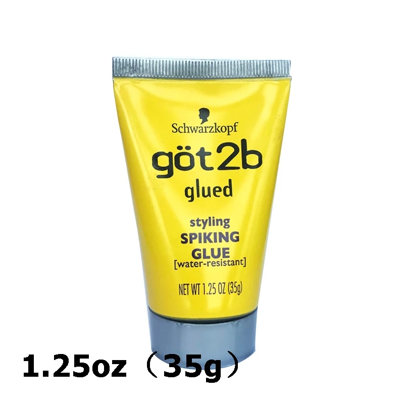 Цвет: желтый Гель для волос got2b, 35 г, клееный, для укладки волос, 1,25 Унций, восковые волосы, фиксированные, на заказ, форма волос, без хлопьев, спрей, ультра Непобедимый стиль - Цвет: Цвет: желтый