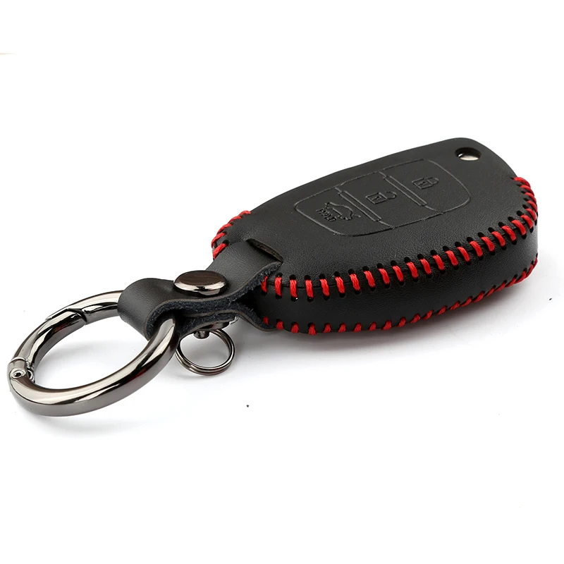 Кожаный чехол для автомобильного пульта дистанционного управления Hyundai Tucson Creta