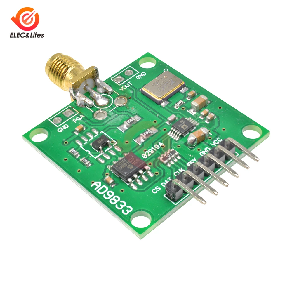 Модуль генератора сигналов AD9833 DDS треугольная Синусоидальная волна источник