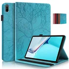 Чехол для Huawei MatePad 10,4 11 2021 10,95 дюймов с тисненым деревом, откидная подставка, чехол для планшета, чехол для Huawei MatePad 10 4 10,4 11, чехол