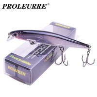 proleurre fishing lures 11cm 13 8g sinking minnow wobblers plastic artificial baits with hook for bass pike carp swimbait tackle