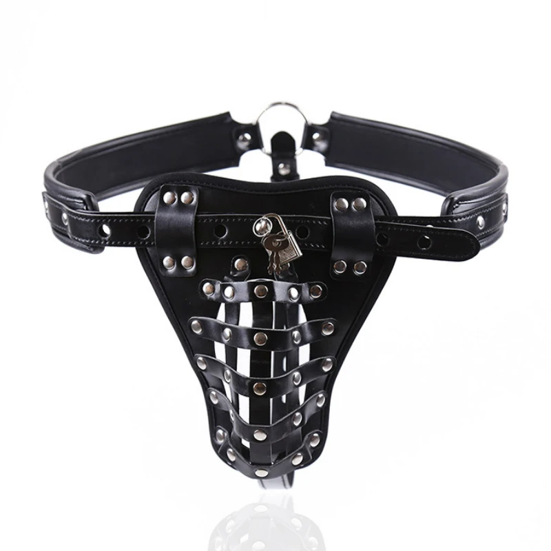 Пояс верности замок шорты сексуальные трусики из искусственной кожи стринги