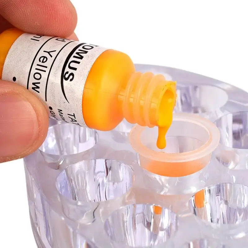 

10pcs Permanent Makeup Micro Tattoo Color Ink Pigments Makeup Body Tattoo Microblading Tattoo ink set Body Art Pigment