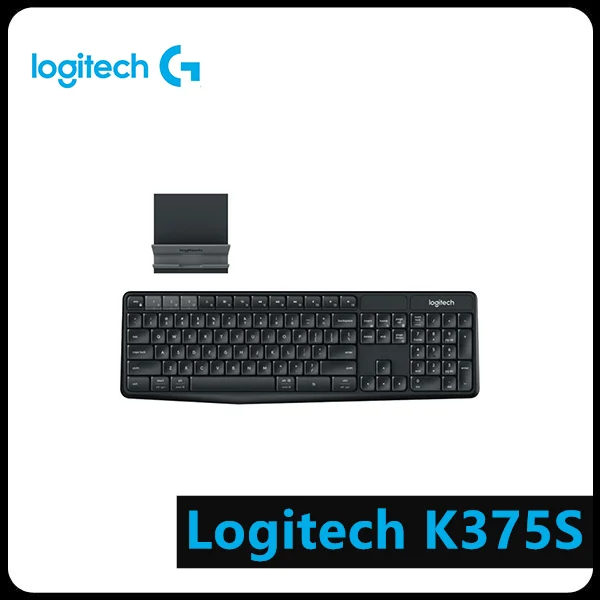 Беспроводная клавиатура Logitech K375S 104 клавиши Bluetooth 2 4 ГГц USB с подставкой