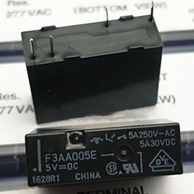 

1PCS 5V Relay F3AA005E 5A 4 Pins Contacts