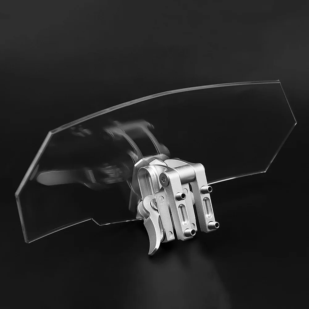 Универсальный прозрачный Регулируемый ветровой экран для мотоцикла