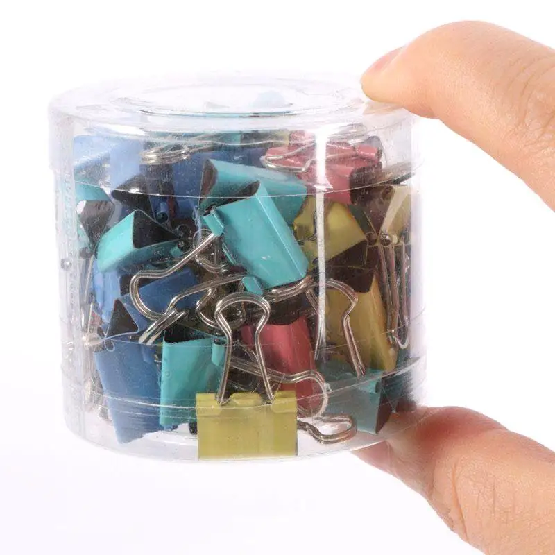 

Binder Clips Folder Clip Metal Paper School for Clamp Home & Living Office Clip 60Pcs 15mm File File Folder Clip