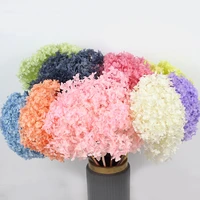 eternal life flower head dry flowers real natural fresh dried preserved hydrangea branch diy gift wedding party decor home