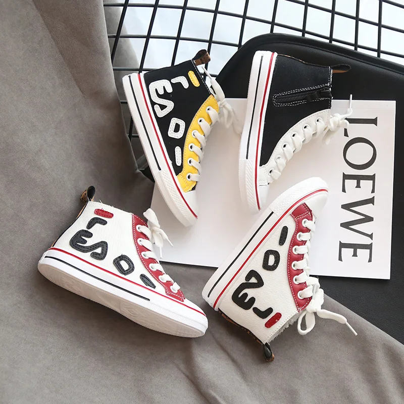 Детская парусиновая обувь спортивные дышащие кроссовки для мальчиков брендовая