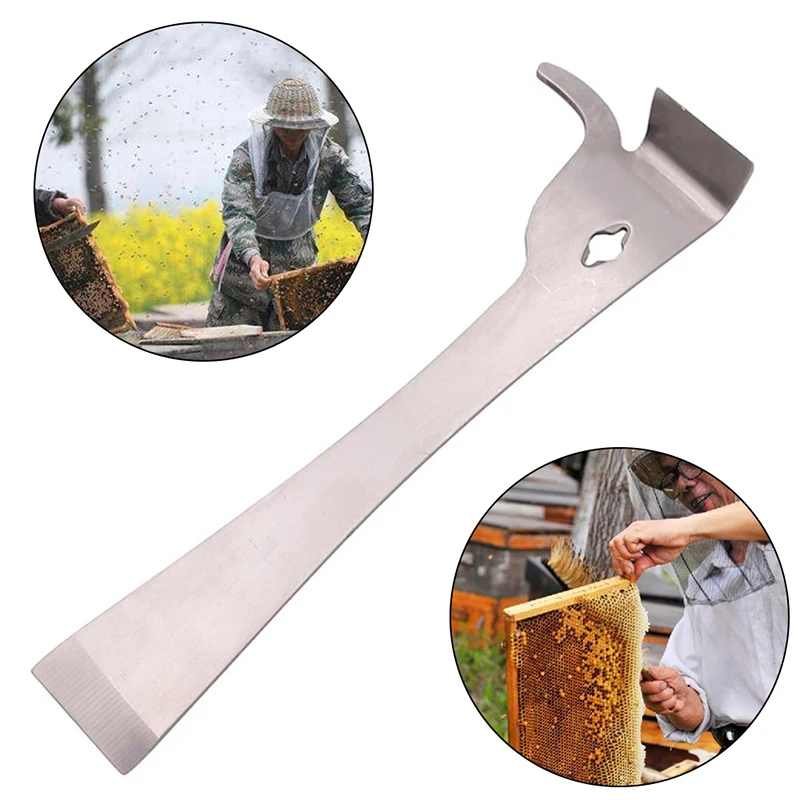 

Thumb Type Bee Honey Knife Bee Hive Scraper Beekeeping Bee Scraper Cut Multifunction Bee Tools Stainless Steel