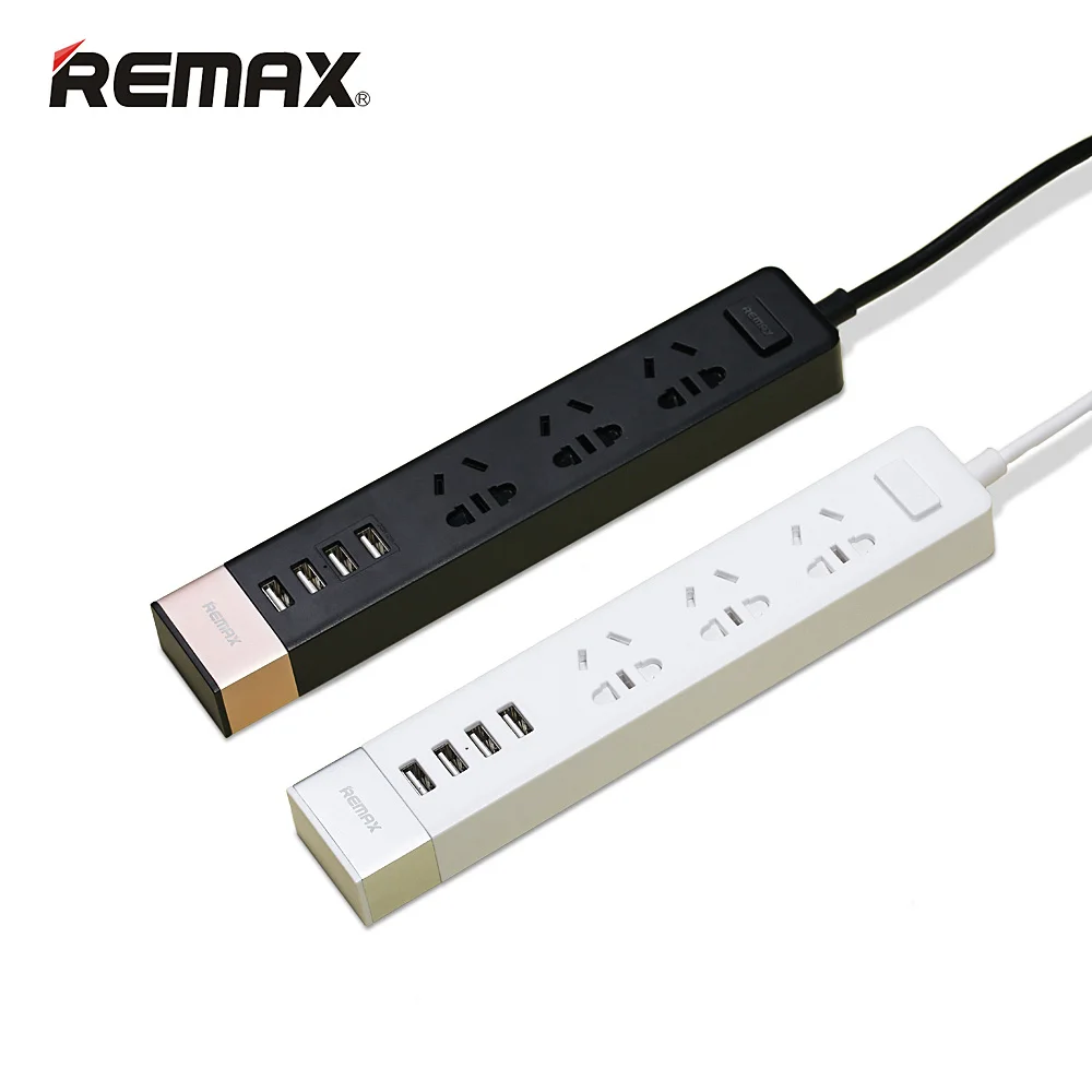 Remax Мощность розеток 2 м кабель-удлинитель 3 клеммной колодкой универсальная 4 USB