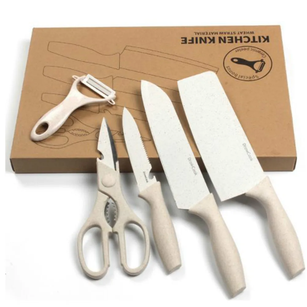 

5 шт., набор кухонных ножей из нержавеющей стали