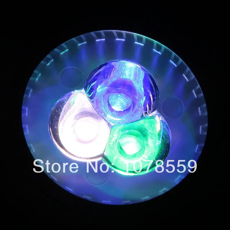 

10PCS Hot sales 2014 New E27 9W 3X3W 3 colors LED Coral Reef Grow Light High Power Fish Tank Aquarium Lamp LED Bulbs 85-265v