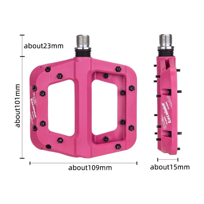 

MTB Bike Pedal Nylon 3 Bearing Composite 9/16 Mountain Bike Pedals High-Strength Non-Slip Bicycle Pedals Surface For Road BMX MT