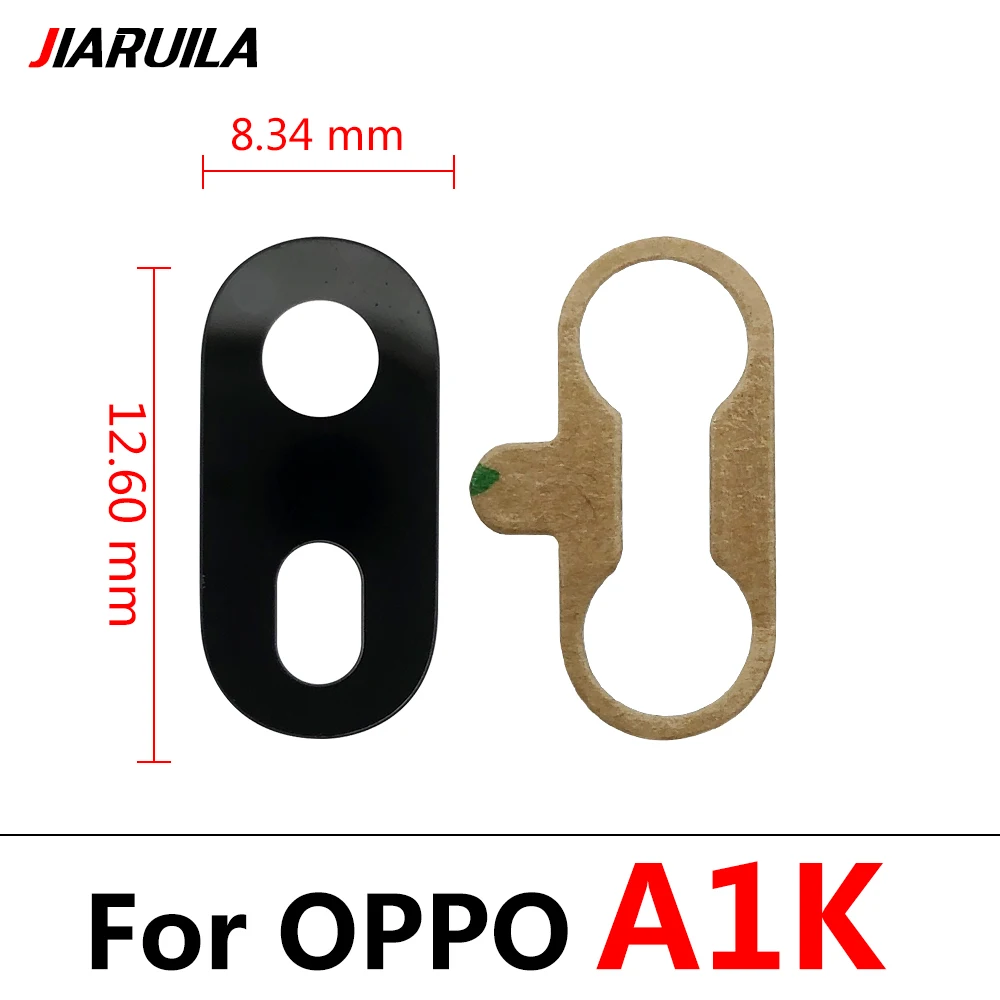 30 шт. новая стеклянная линза задней камеры с клеем для Oppo A1k A5S A8 A9 A15 A16 A52 A53 A54 A74 A93