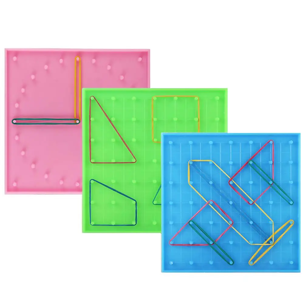 Двусторонняя Игрушка Peg Geoboard резиновая бабочка графика обучающая детская