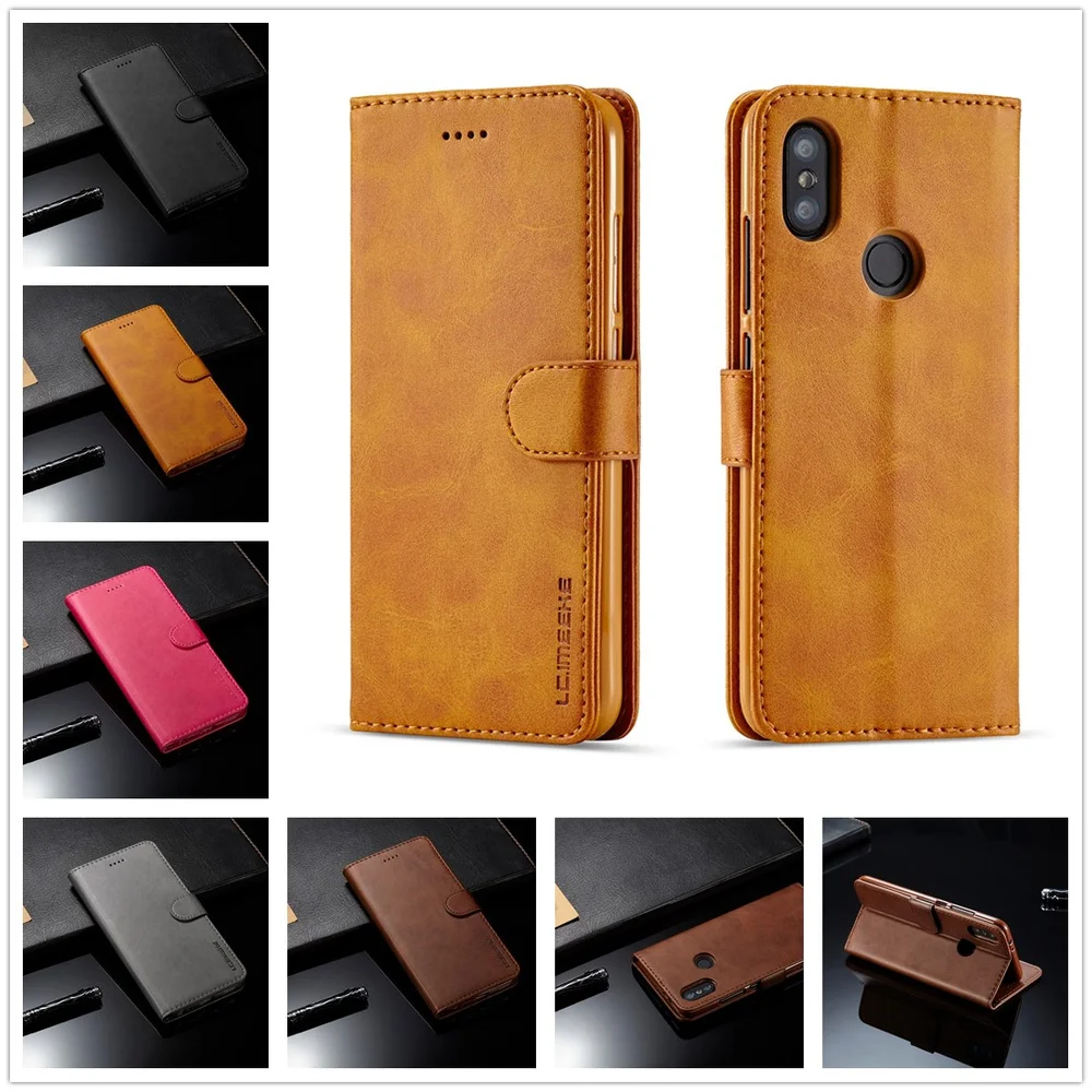 Чехол Note7 для Redmi Note 7 6 Pro Y3 7A 6A чехол книжка кожаный бумажник mi A2 lite с откидной