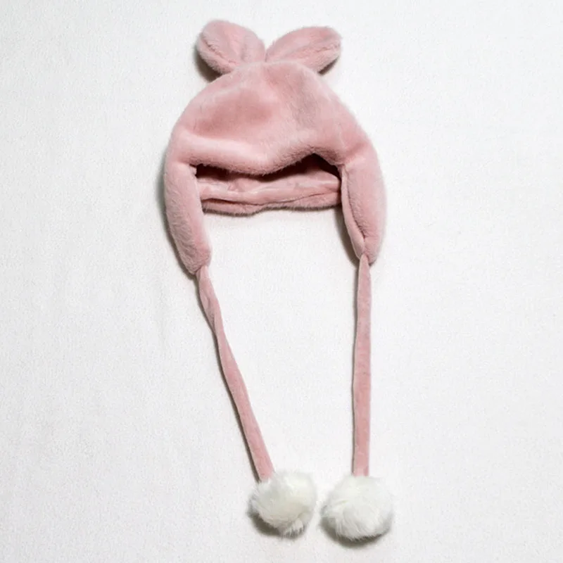 Фибоначчи новинка 2019 Lmitation мех кролика мягкие теплые животные шапки уши для сцены