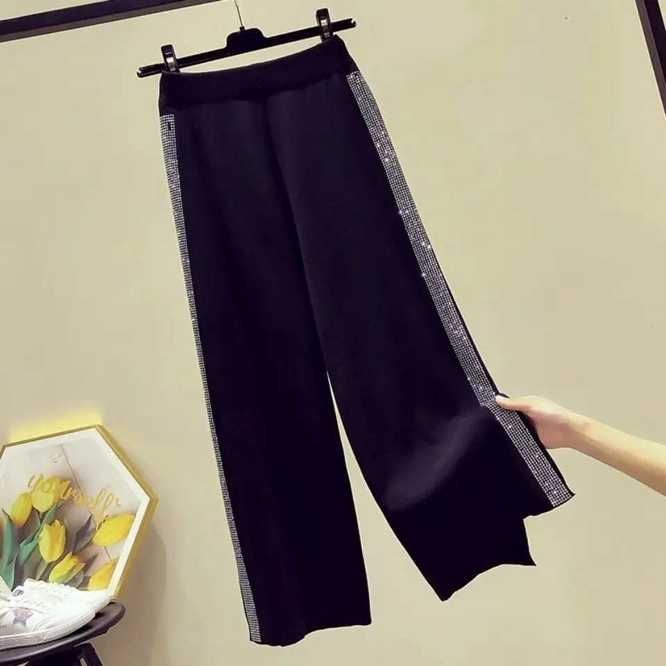 

New style wide leg pants women's new leisure pants in spring and summer 2021