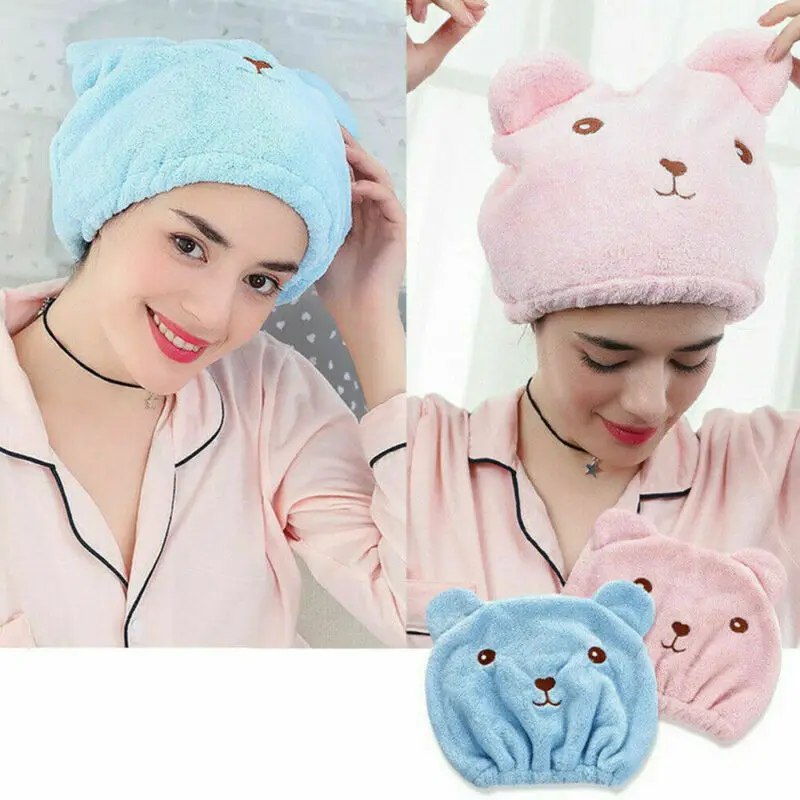 Большая быстросохнущая Магическая шапочка для душа тюрбан волос полотенце из