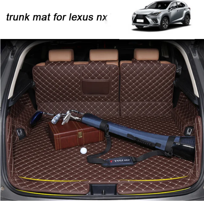 High quality for Lexus nx Nx200t Nx300h Leather Car Trunk Mat Cargo Liner 2014 2015 2016 2017 2018 2019 Rug Carpet luggage