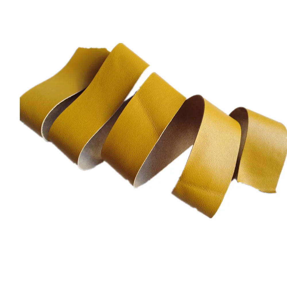 

Yellow 0.5-0.9 mm handmade diy leather clothing sewing home lining lining leather material super book edge trim