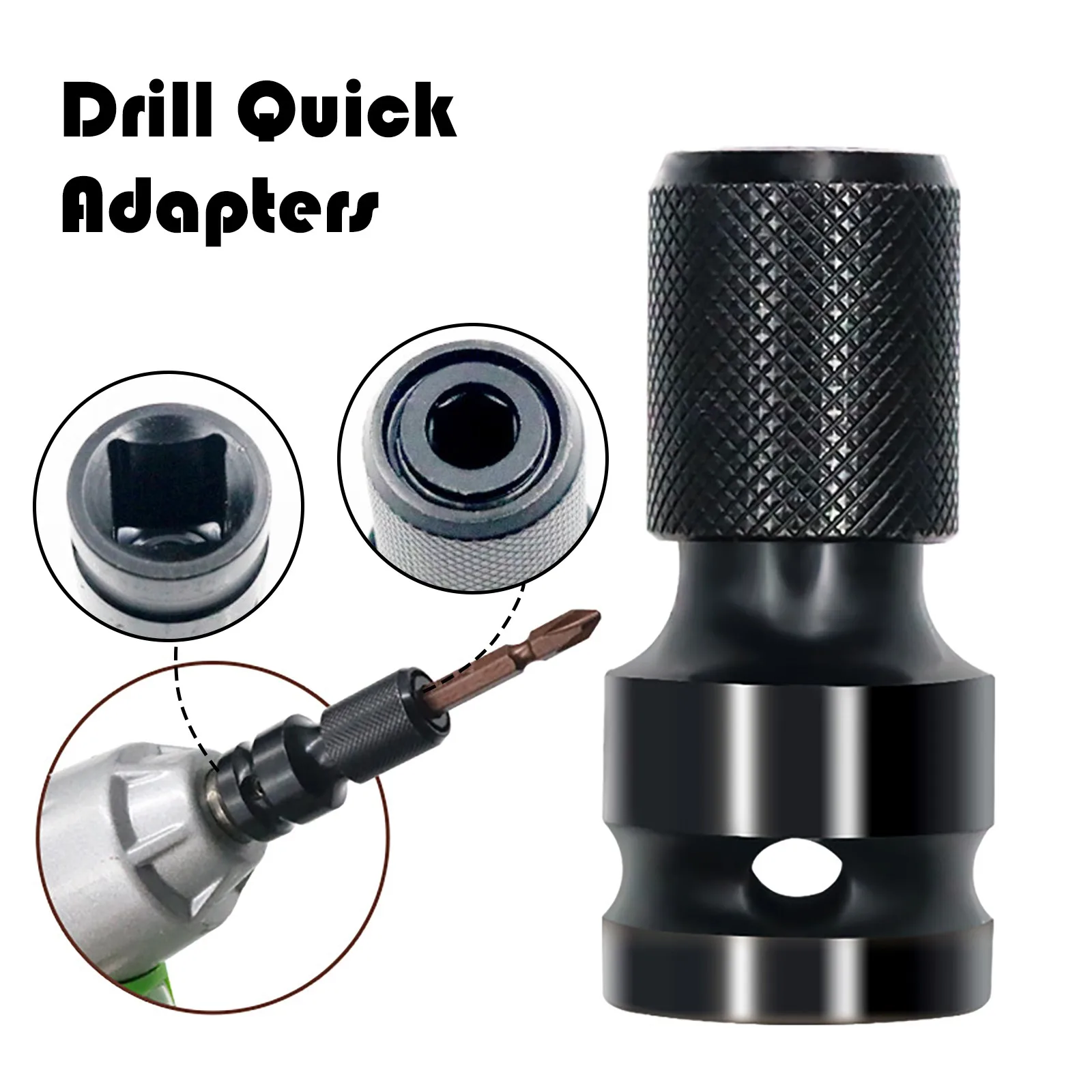 Электрический гаечный ключ с шестигранной головкой от 1/2 до 1/4 головка