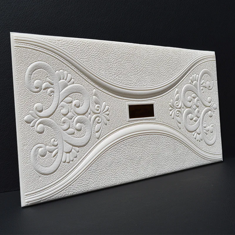 

beibehang Self-adhesive leather carving soft package wall stickers living room TV background wall bedroom bedside kindergarten