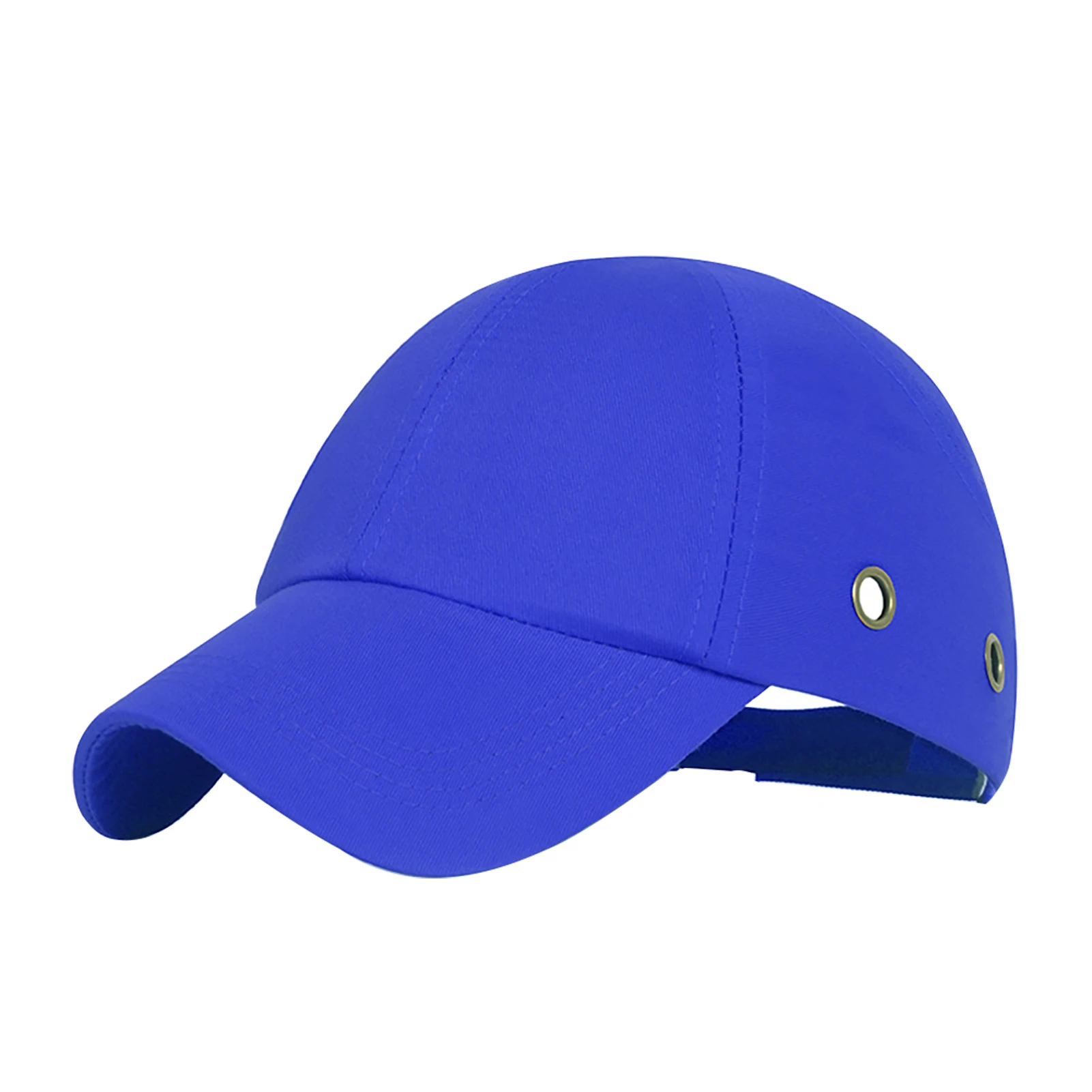 

Women Men Solid With Air Holes Adjustable Buckle Head Protection Hard Outdoor Worker Baseball Bump Cap Safety Hat Cotton Blend
