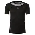 Футболка Jeansian Мужская Спортивная, сухой крой, короткий рукав, для бега, фитнеса, тренировок, LSL3225, Черная