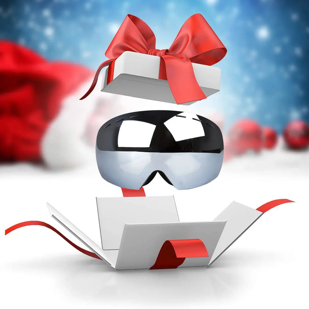 

Ski Snowboard Snow Goggles Otg Design For Men Women With Spherical Detachable Lens Uv Protection Anti-fog