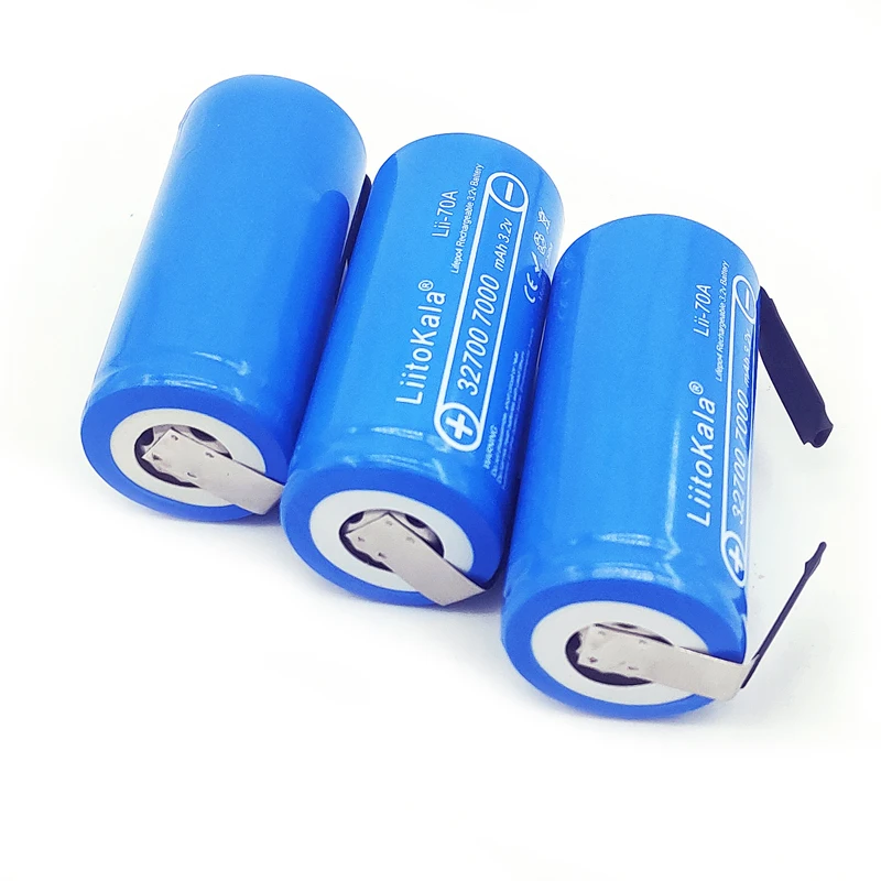 1 шт. LiitoKala Lii 70A 32700 lifepo4 3 2 v 7000mah 33A 55A сварная лента для отвертки электрический