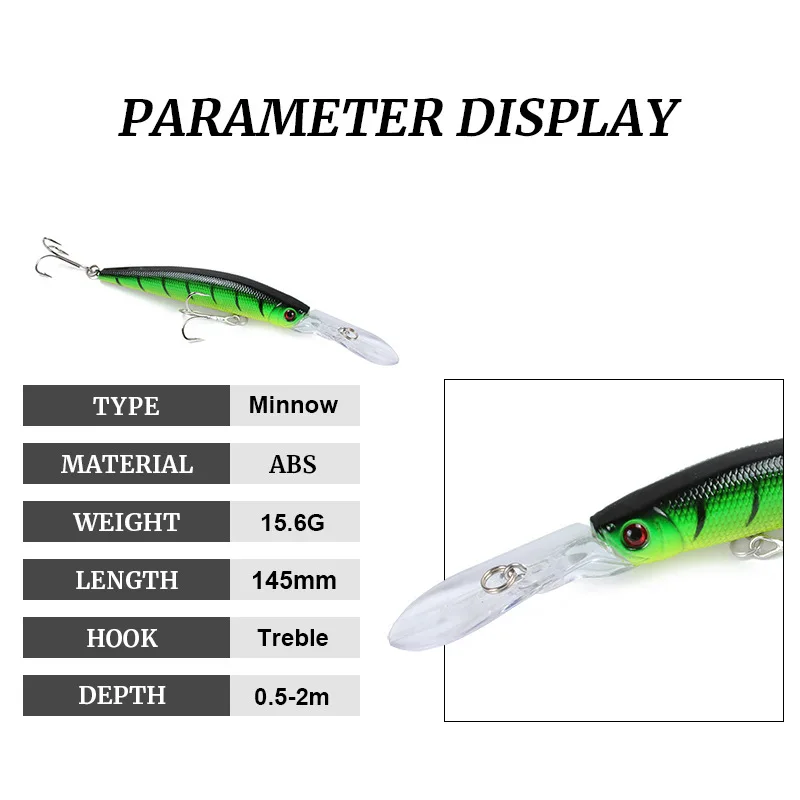 1 шт. 14 5 см/15 г воблеры в виде гольяна рыболовная приманка воблер искусственные