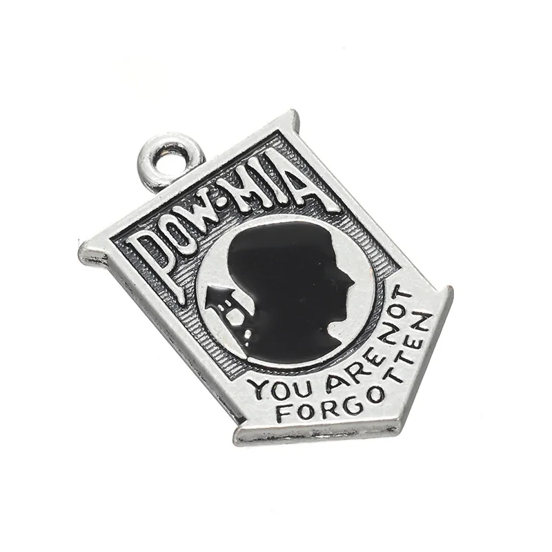 Значок Skyrim Vietnam War POW/MIA подвески с надписью Ты не забыт для