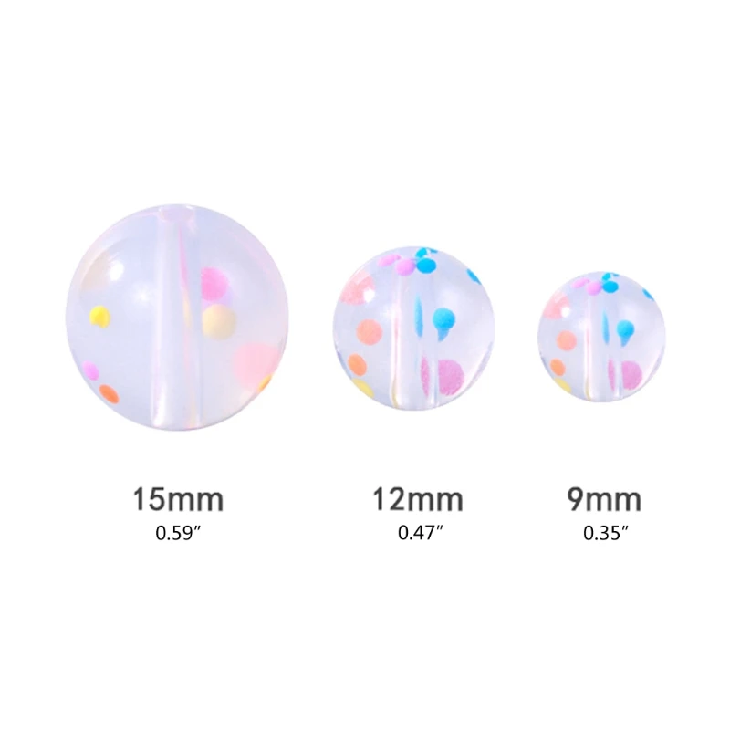 

20pcs/lot Silicone Beads Safe Teether Round Baby Teething Beads DIY Chewable Bracelet Colorful Teething For Infant