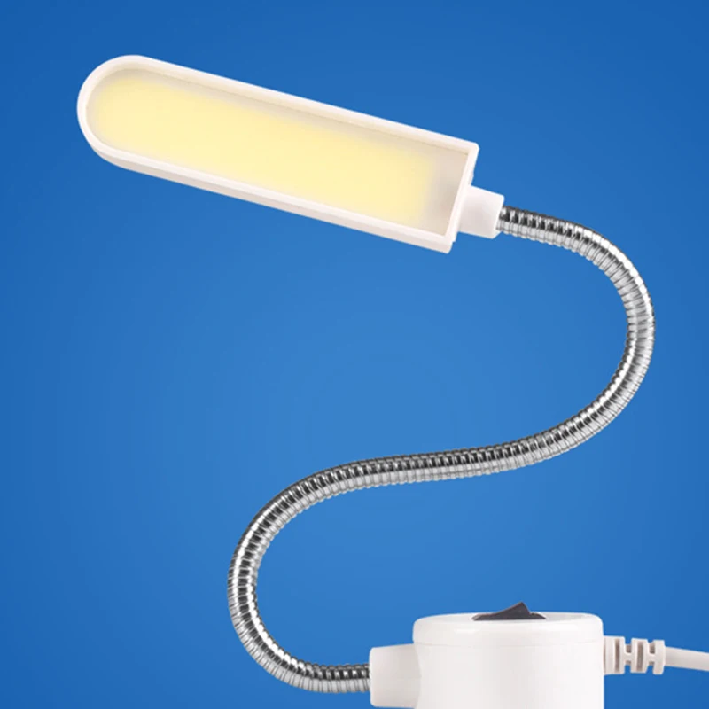 EU/US портативный светильник для швейной машины COB с магнитным монтажным