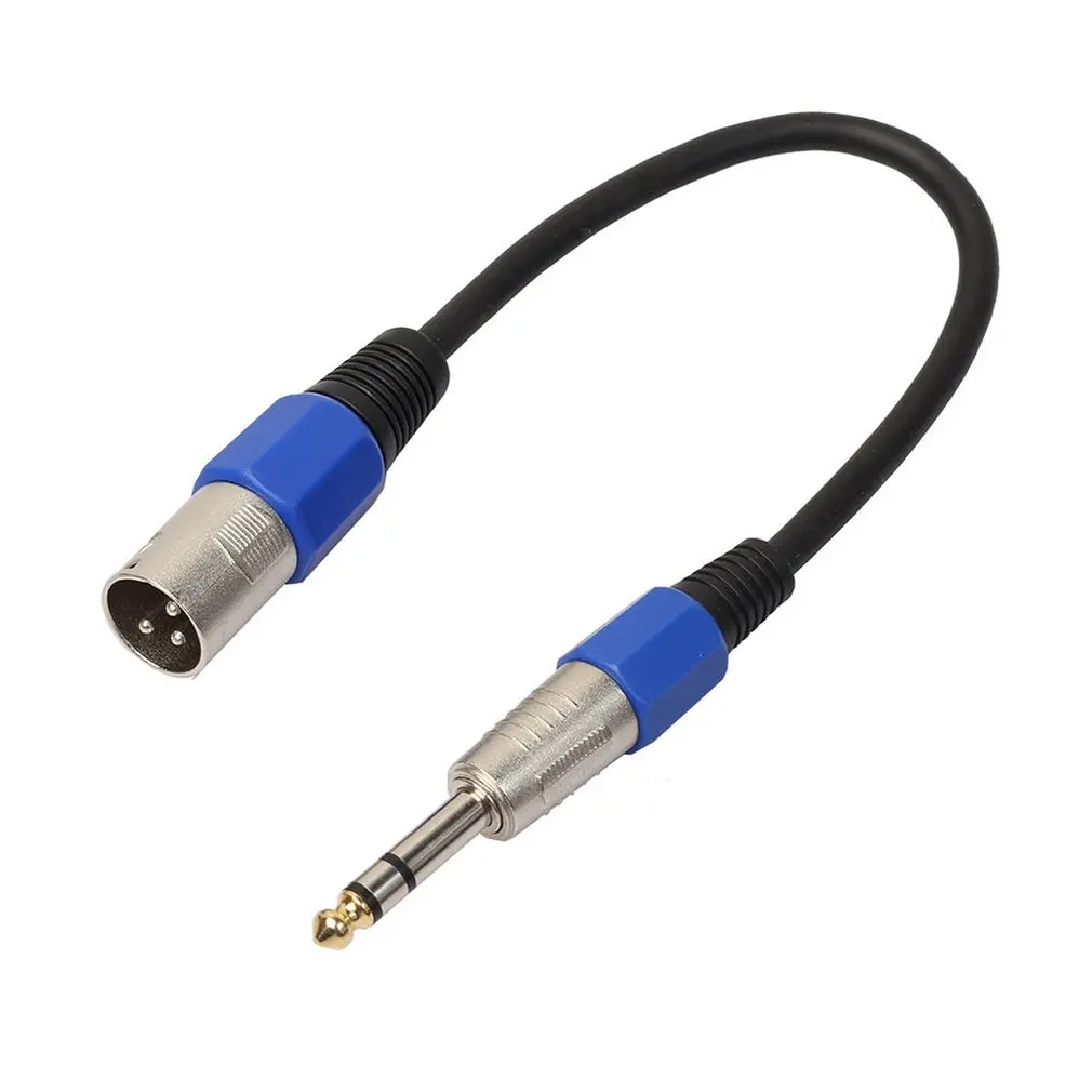 XLR до 6 35 мм стерео разъем кабеля 0 3 м 5 1 2 аудио кабель активный Динамик привести TRS