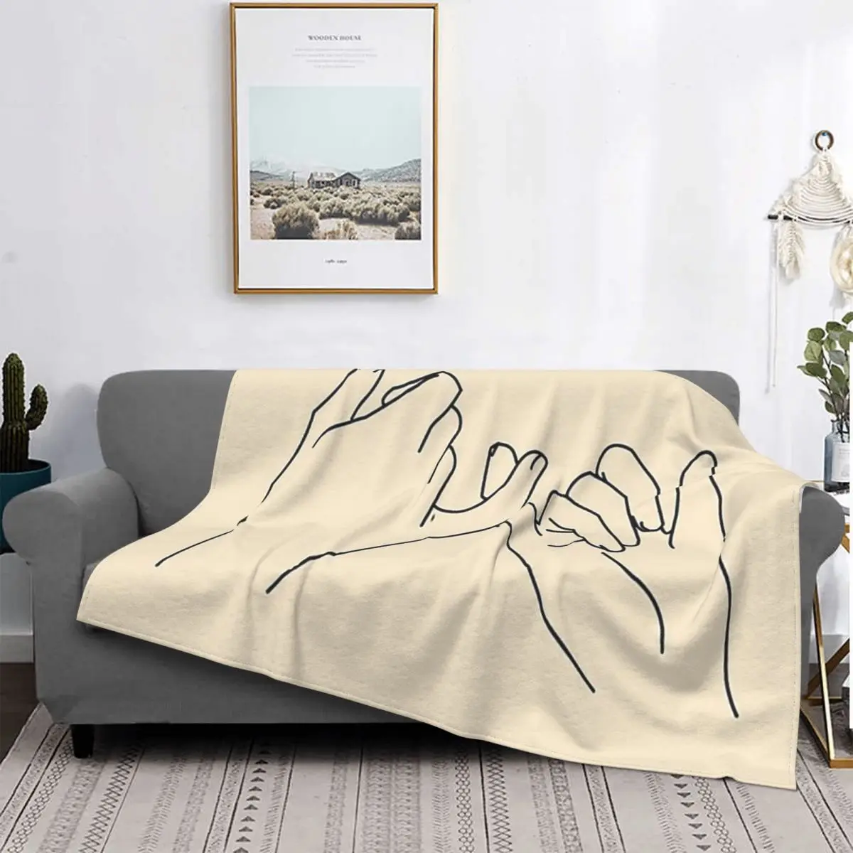 

Pinky Promise 2-Manta a cuadros para cama, funda para sofá, Sudadera con capucha, manta para cama