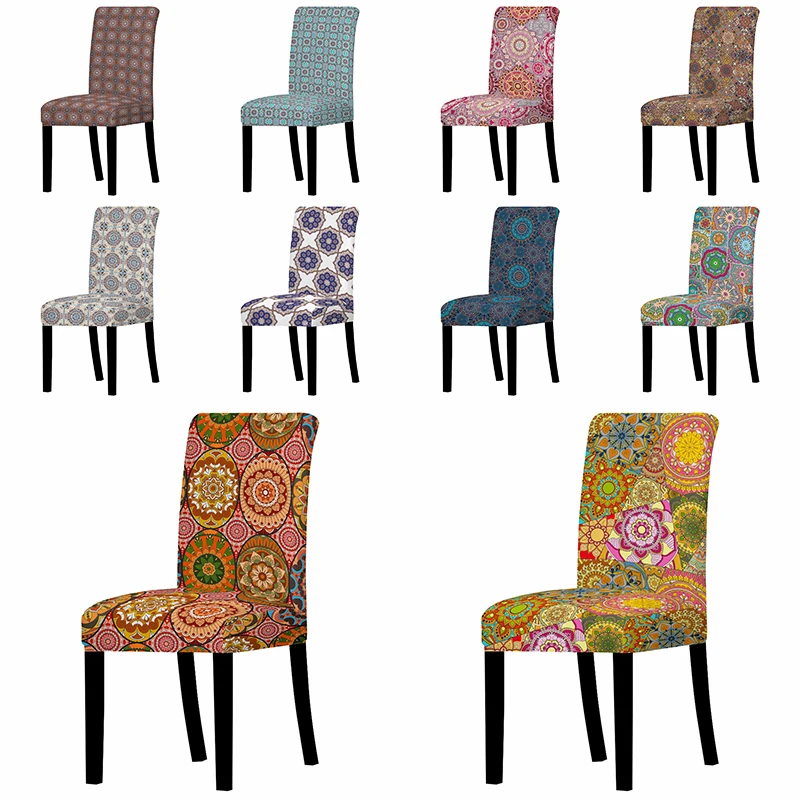 Чехол для дивана на обеденное кресло с богемным дизайном современный съемный