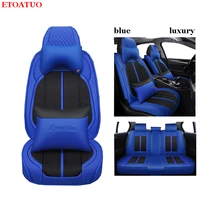 full coverage pu leather car seat cover flax fiber auto seats covers for chevrolet captiva cobalt cruze epica equinox 2018 lacet