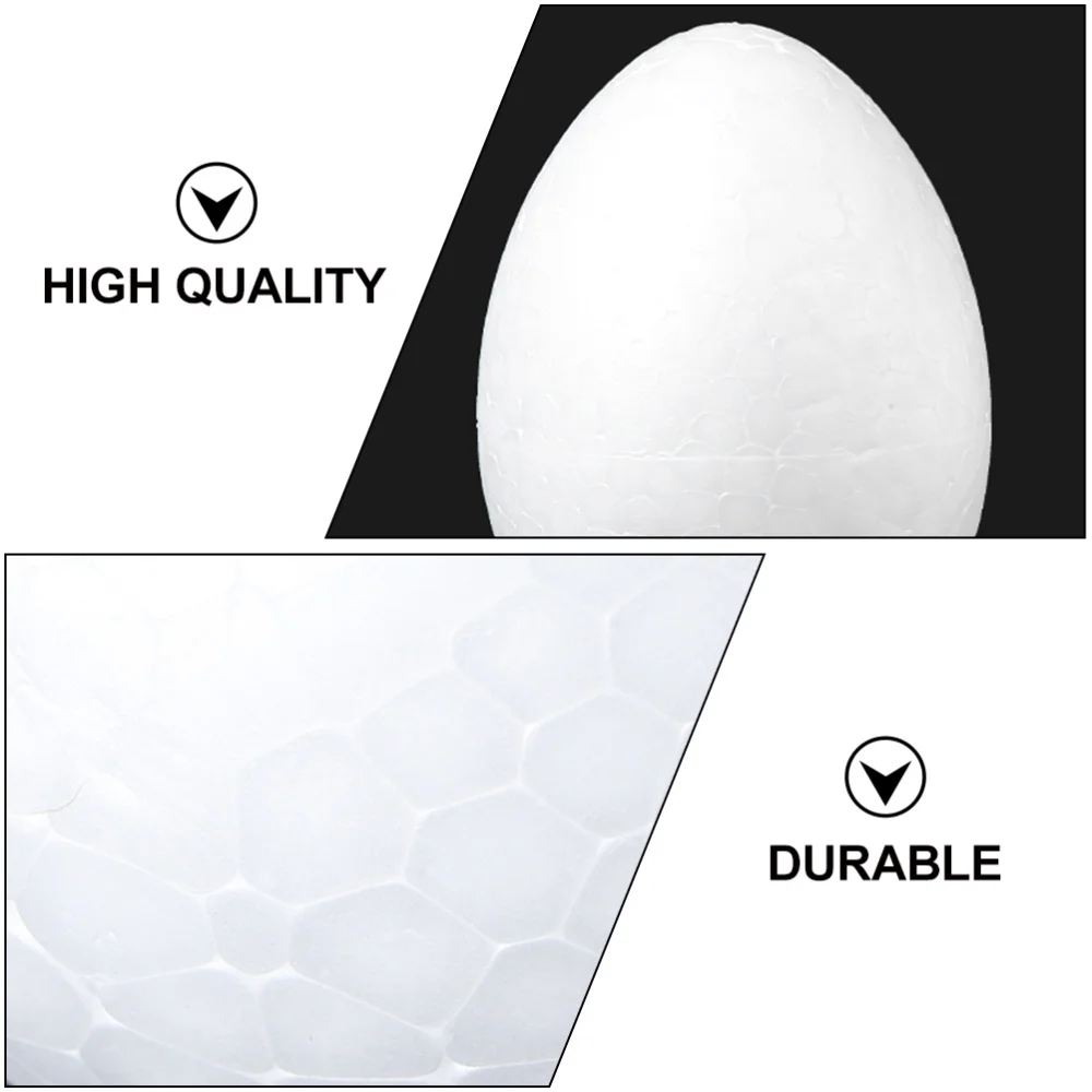 

20pcs DIY Easter Eggs Fake Eggs DIY Accessories Craft Egg for Kids