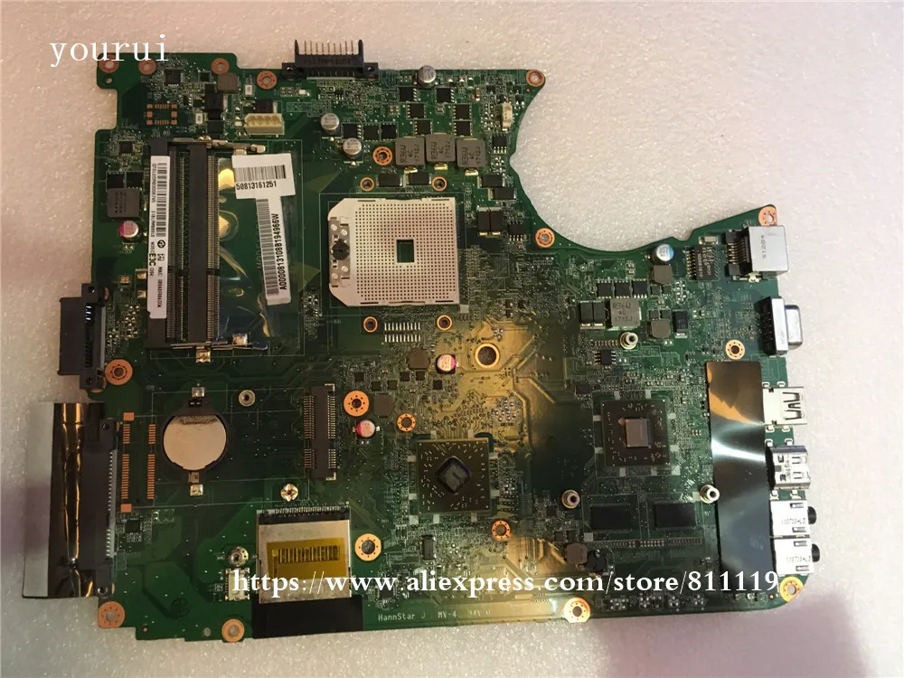 Материнская плата yourui для ноутбука Toshiba Satelite L750D L755D A000081310 DA0BLFMB6E0 протестированная