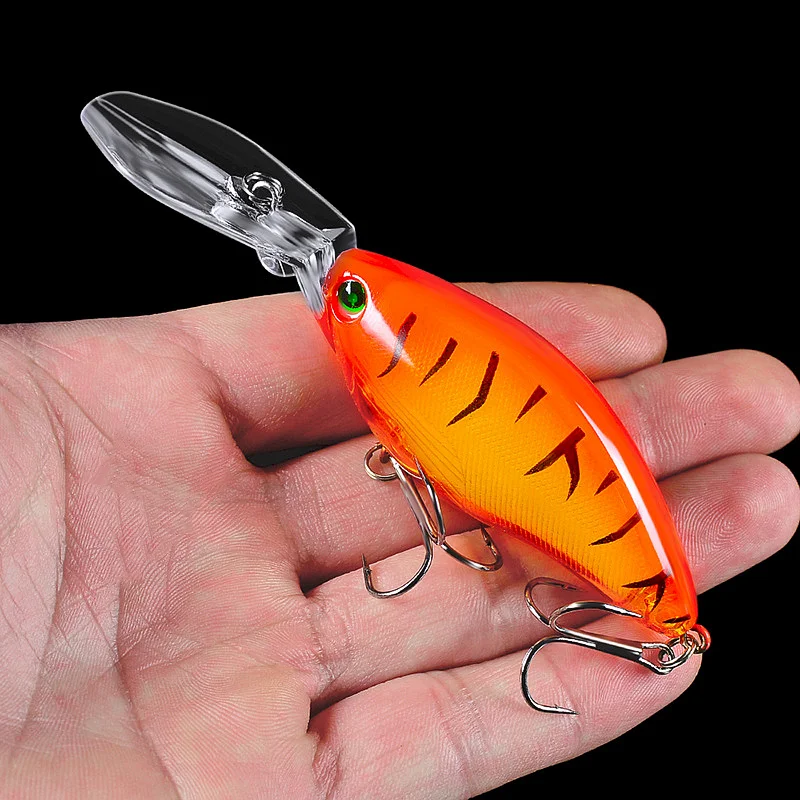 

1 Pcs Crank Fishing Lure Wobblers Artificial Hard Baits 4# Treble Hook 11.2cm/18.5g Jerkbait for Bass Carp Fishing Tackle Pesca